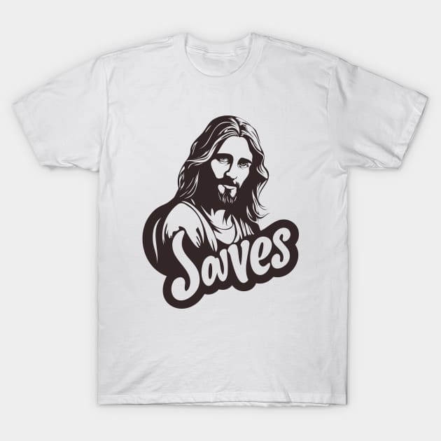 Jesus saves bro Gothic T-Shirts T-Shirt by Hobbybox